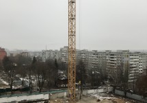 29.12.2017. Установлен башенный кран