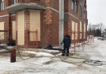 15.02.2018. Гидроизоляция плиты перекрытия первого уровня парковки