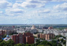 Панорамный вид в сторону ул. Свободы (с 13-го этажа)